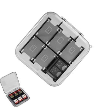Imagem de Case Estojo Porta 12 Jogos Cartuchos Para Nintendo Switch - TechBrasil