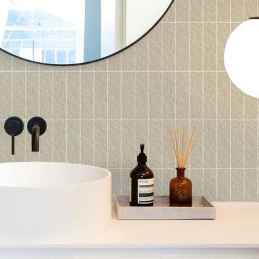 Imagem de Grudado Papel De Parede Lavável Sauge Pedra Natural - 4 folhas