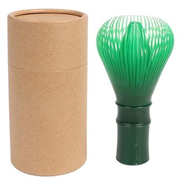 Imagem de OUGETHER Batedor De Matcha Resina Chasen Escova Ferramentas Para Chá Verde Em Pó Reutilizável Preparar Japonês (Verde)