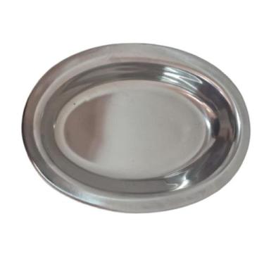 Imagem de Travessa Bandeja De Servir Refratário De Mesa Oval 25Cm Inox - Ad Impo