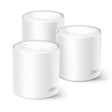 Imagem de [Novo] TP-Link Deco X10 (3-pack) | Sistema Wi-Fi Mesh 6 AX1500 para toda a casa - Cobertura de até 520 m², 3 portas Gigabit por unidade, canal de banda de 80 MHz, ODFMA, 1024 QAM, branco