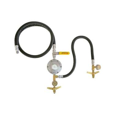 Imagem de Kit - Regulador Válvula De Gás 5kg Baixa Pressão - Venâncio - METALURG