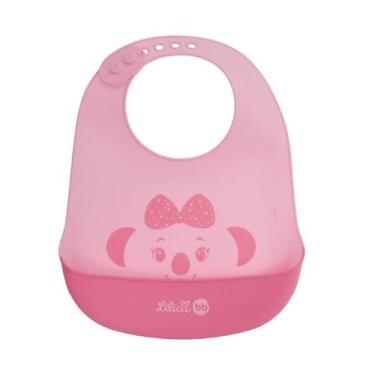 Imagem de Babador Silicone Lilica Ripilica Bb Meninas - Pacific, Coral-claro