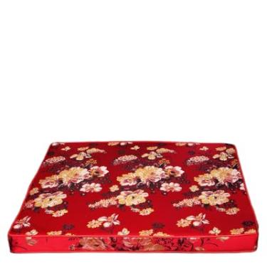 Imagem de Almofadas de assento de brocado de seda chinesa espessas personalizadas almofadas de cadeira com laços cadeira de jantar sofá poltrona antiderrapante decoração de casa (contato de tamanho