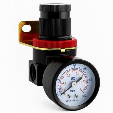 Imagem de Regulador De Pressao Mini 1/4 Ar Comprimido - Pn Ar2000 - Tauana
