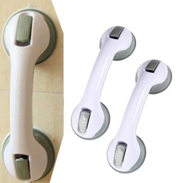 Imagem de Kit 2 Barras Apoio Ventosa Banheiro Casa Idosos Deficientes - Losan