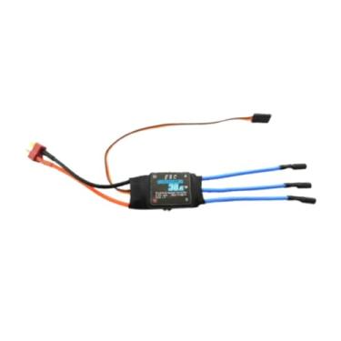 Imagem de Colaxi Controlador de velocidade elétrica, motor sem escova, peça de reposição, helicóptero rc, esc sem escova para hobby, modelo de avião de brinquedo, 30a Banana T