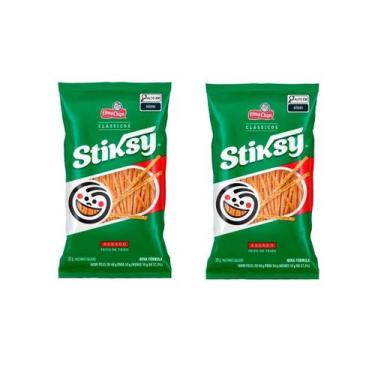 Imagem de Kit 15Un Salgadinho Elma Chips Stiksy 30G Palitinho Trigo