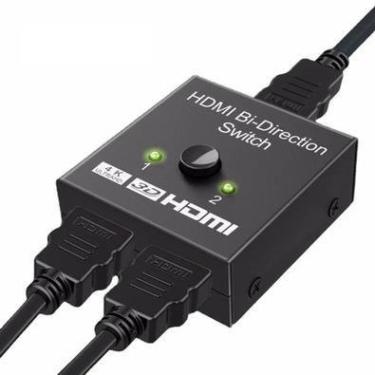 Imagem de Adaptador HDMI Chroma Tech Splitter Switch, 4k 2K Full Hd, 3d Bi-direcional, 1x2 / 2x1