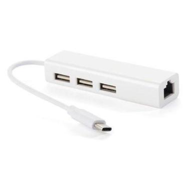 Imagem de Cabo Adaptador USB-C Para Rede Ethernet RJ45 USB, Lelong