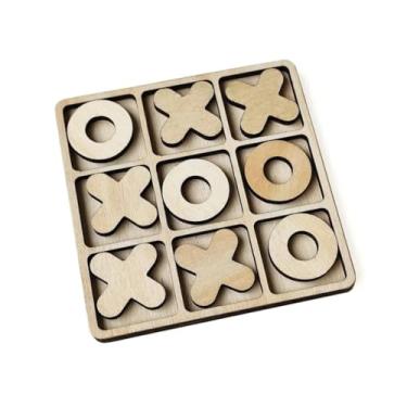 Imagem de Jogo Da Velha Em Mdf 10cm Presente Jogo Tabuleiro - 4 Un