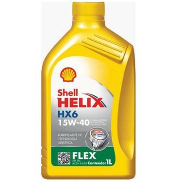 Imagem de Óleo Shell 15W40 Helix Hx6 Sl Semi Sintético 1 Litro