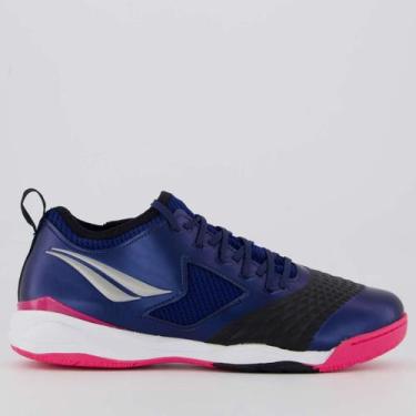 Imagem de Chuteira Penalty Max 1000 Ecoknit Futsal Azul, 35