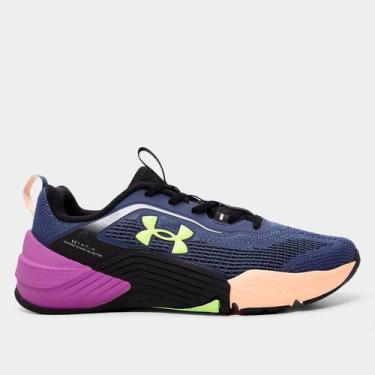 Imagem de Tênis Under Armour Tribase Reps 2, Cinza, Roxo, 41