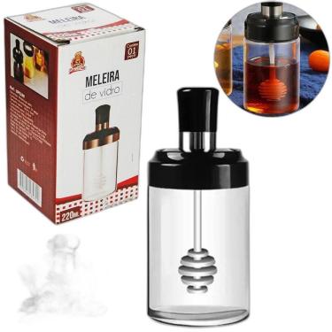 Imagem de Meleira Vidro Tampa Plastico + Pegador 220Ml 14X6Cm Bon Chef