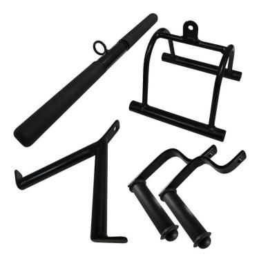 Imagem de Puxador Reto Triceps Estribo Musculação Kit Academia