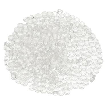 Imagem de PATIKIL 455 Pcs Flat Blocks Bulk, 1x1 Round Transparent Classic Tiles Smooth Surface Mini Building Blocks Accessories Compatible Bricks Kits for Building Floor Walls Mosaic Pixel Arts