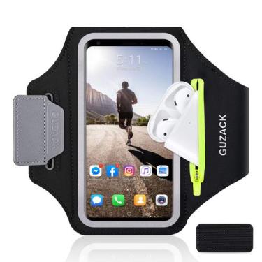 Imagem de Braçadeira de corrida Guzack para iPhone 16 Pro 15 14 13 12 11 Pro Max