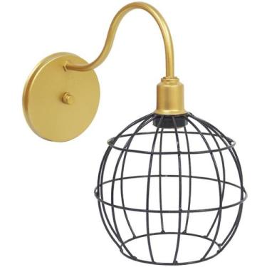 Imagem de Luminária Arandela de Parede Aramada Globo Industrial Retro Vintage Ag
