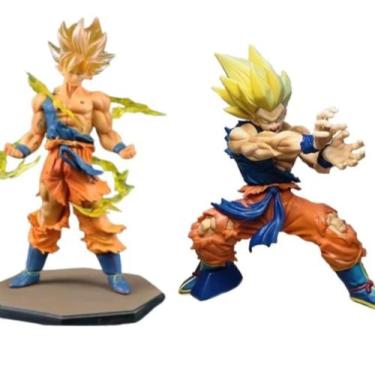 Imagem de Bonecos briquedo Goku Dragon Ball Z PVC Figura Imagem em Ação Kit 2