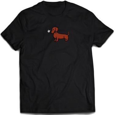 Imagem de Camisa Cachorro Salsicha Camiseta Salsichinha dog pet - Mago das Camis