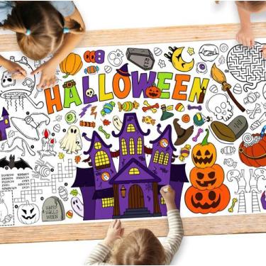 Imagem de Pôster de atividades Gatherfun Halloween 80x180cm para Halloween