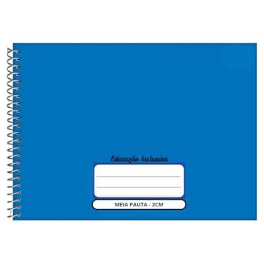 Imagem de Tamoio - CADERNO DESENHO ESPIRAL 40F MEIA PAUTA AMPLIADA 2CM - TAMOIO