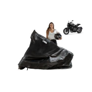 Imagem de Capa de Moto Honda Neo Sports Café CB 1000R com Forro - Kahawai, Preto