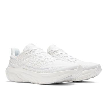 Imagem de New Balance Fresh Foam X 1080 V13 Tênis de corrida feminino, Branco/prata metálico, 13 Narrow