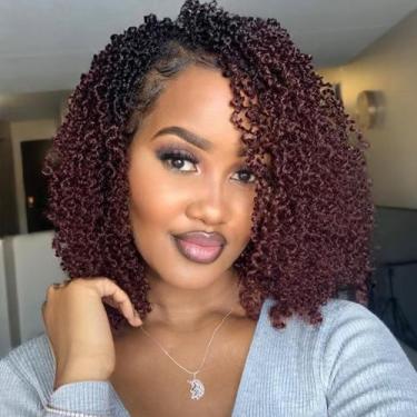 Imagem de Cabelo de crochê COOKOO Yanky Twist 8 polegadas e 240 fios, 8 pacotes