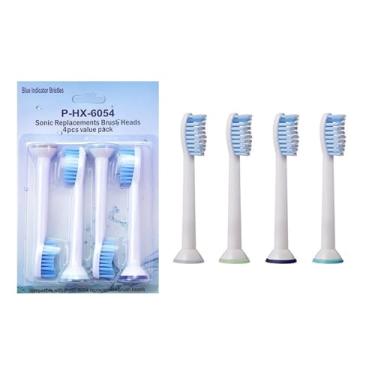 Imagem de (Genérico) 4x Refil Escova de Dente Elétrica Compatível com Philips Sonicare e Colgate SonicPro - Cabeça de Reposição