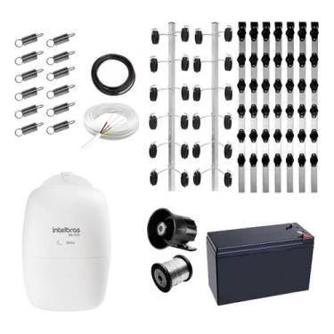 Imagem de Kit Cerca Elétrica Industrial Completo para até 25m com Central de Cho