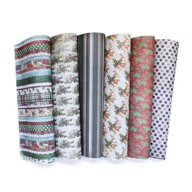 Imagem de Papel Com Estampa Tex Papel Coleção Natal Ref C50