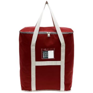 Imagem de ZJRDYYK Bolsa de armazenamento dobrável com zíper, bolsas de armazenamento de roupas, bolsa de armazenamento de cobertor para organizar armário, quarto, embaixo da cama, edredons, roupas, travesseiro