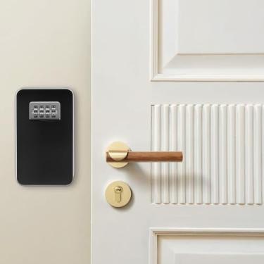 Imagem de SAFEKey Lock Box Suporte de parede, cofre de aço para casa, resistente e caixa de bloqueio para chave de casa para chave de casa escritório garagem escola