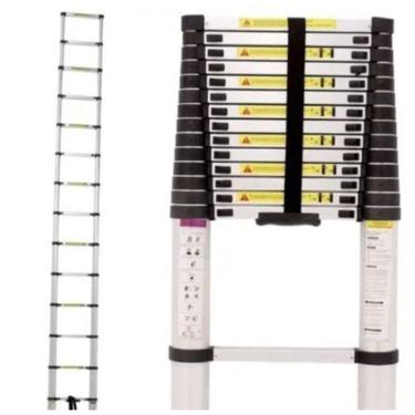 Imagem de Escada Alumínio 5m 13 Degraus - Uso Doméstico e Profissional