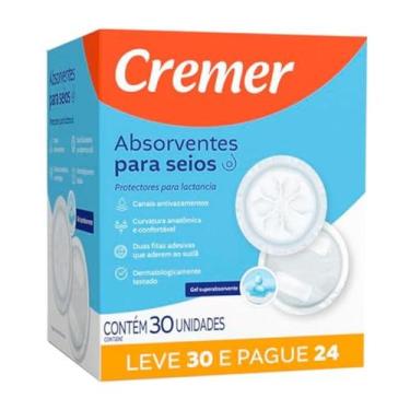 Imagem de Absorvente para Seios leve 30 pague 24 - Cremer - Cremer Sa