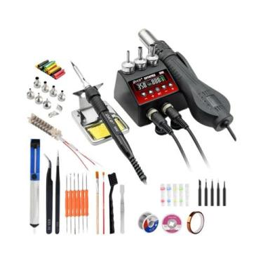 Imagem de Estação De Soldagem 2 Em 1 Poderosa De 750W Com Controlador De Fluxo D