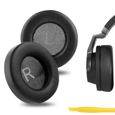 Imagem de Geekria QuickFit Protein Leather Earpad de substituição para AKG K845BT, K845, K545, K540, Headphones Ear Pad/Ear Cushion/Ear Cups/Ear Cover/Earpads Repair Parts (Preto)