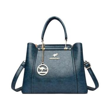 Imagem de Bolsa Feminina De Couro PU Macio Bolsa De Ombro Crossbody Com Bolso In