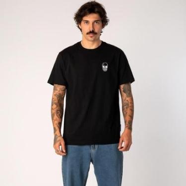 Imagem de Camiseta Masculina Mcd Regular Caveira Lateral 2819-Masculino