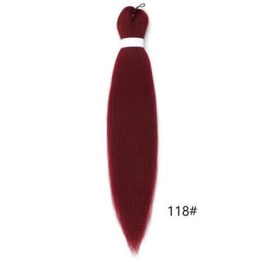 Imagem de Pacotes de 8 tranças pré-esticadas EZ Braids, pretas (118 ) - Merrimac