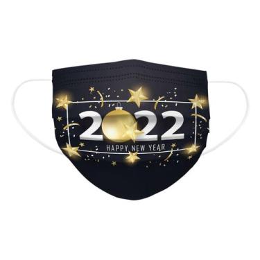 Imagem de Máscara descartável de camuflagem de moda adulta Máscara respirável de