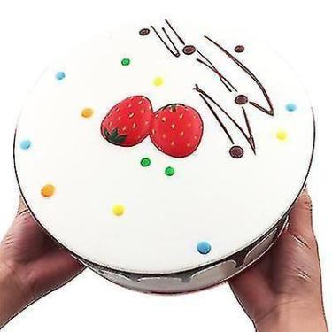 Imagem de Exercitadores de mão branco 24,5* 24,5* 8,5 cm bolo de mousse de grand