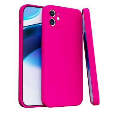 Imagem de Capa Case Capinha Para iPhone 11 Silicone Aveludada Com Forro aveludado Premium (ROSA PINK)