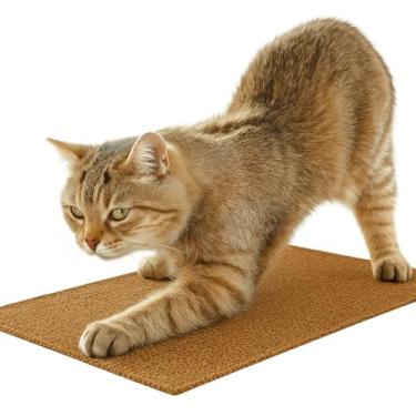 Imagem de Arranhador Adesivo Premium: Sofá, Cama Para Gatos - Protetor Pet Premium(BEGE,30X50cm)