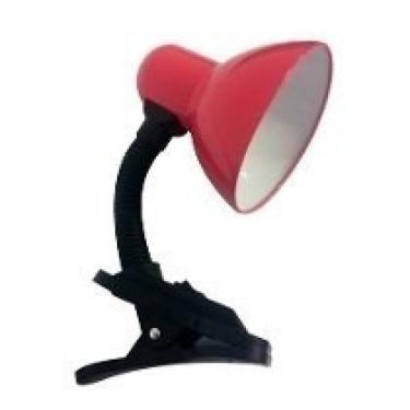 Imagem de Abajur Luminária de Mesa C/ Garra 127v Table Lamp 108B - Rosa