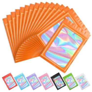 Imagem de Sacos de embalagem Funfery Smell Proof Mylar Holographic 4 x 6 polegad