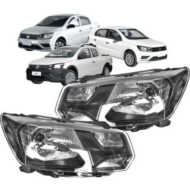 Imagem de Farol Dianteiro Gol Voyage G8 Saveiro G7 G8 2018 até 2023 Foco Simples