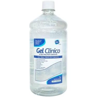 Imagem de Gel Clinico Condutor Contato Ultrassom Tens Fes Incolor 1kg Frasco RMC